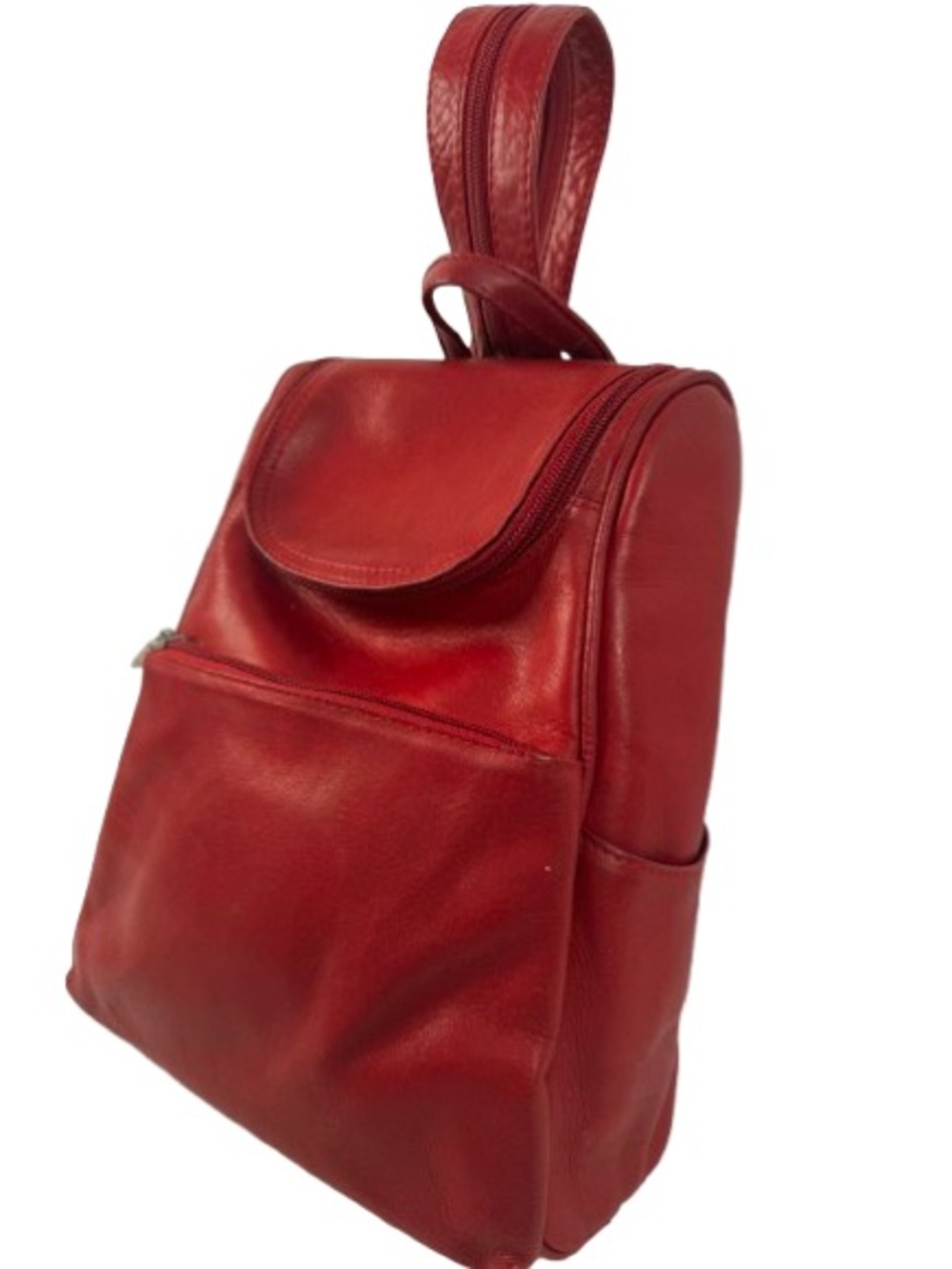 Wilson Leather Red Backpack - Picture 2 of 13